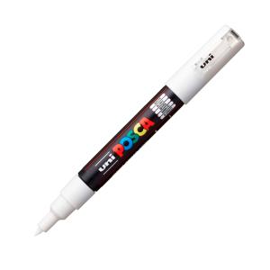 Uni-Ball Posca PC-1M 0.7mm Su Bazlı Poster Markörü Beyaz 6 Lı Kutu