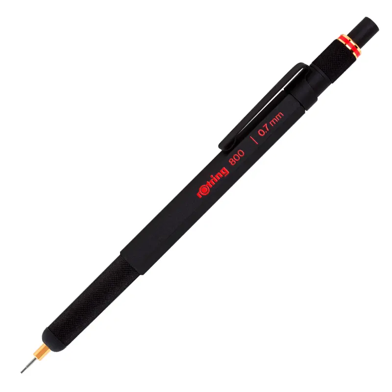 Rotring 800 Mekanik Kurşun ( Versatil ) Kalem 0.7mm Siyah