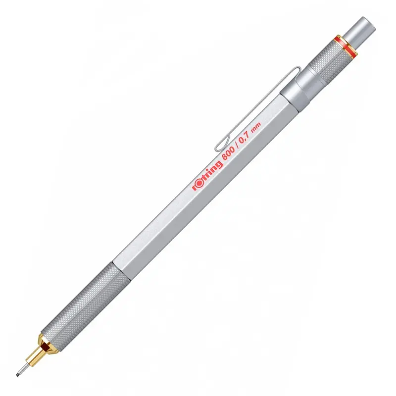 Rotring 800 Mekanik ( Versatil ) Kurşun Kalem 0.7mm Krom