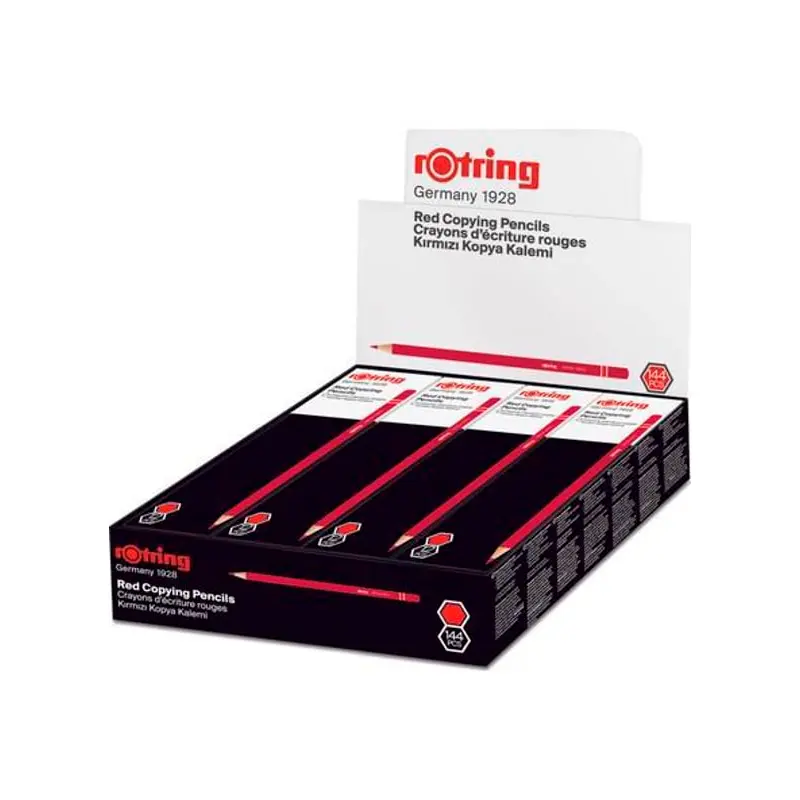 Rotring Kırmızı Kopya Kalemi 144 Lü Paket