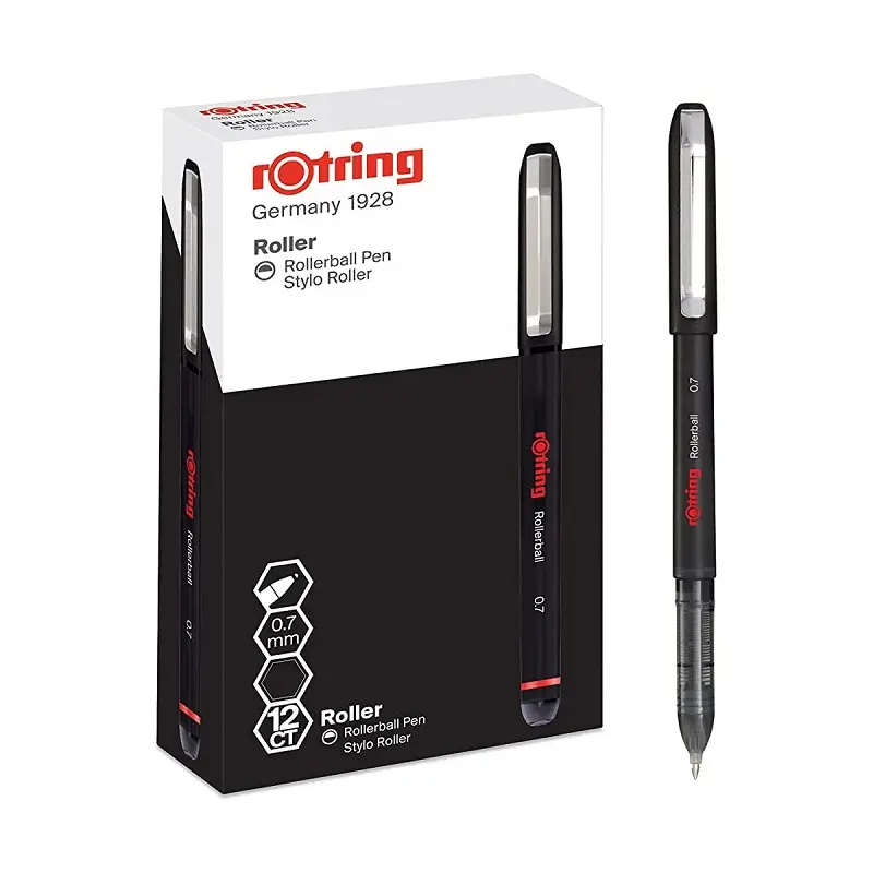 Rotring Roller Kalem 0.7mm Siyah 12 Li Kutu