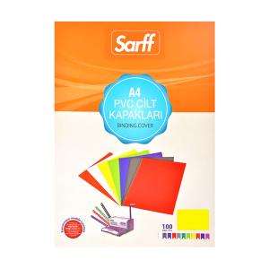 Sarff PVC Cilt Kapağı 160 Micron A4 Opak Sarı 100 Lü Paket