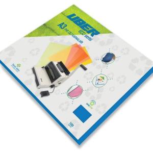 Uber Eco PVC Cilt Kapağı A3 Opak Mavi 100 Lü Paket