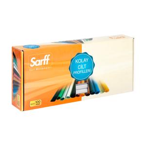 Sarff Plastik Oval Sırtlık 6 mm Beyaz 100 Lü Kutu