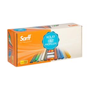 Sarff Plastik Oval Sırtlık 10 mm Beyaz 100 Lü Kutu