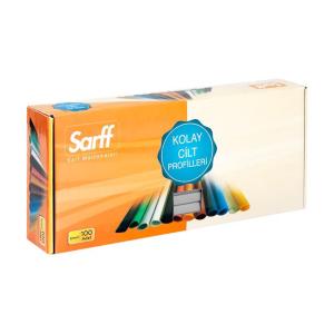 Sarff Plastik Geniş Sırtlık 15 mm Şeffaf 100 Lü Kutu