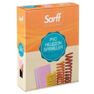 Sarff Plastik Spiral Helezon Tel Şeffaf 22 mm 50 Li Kutu