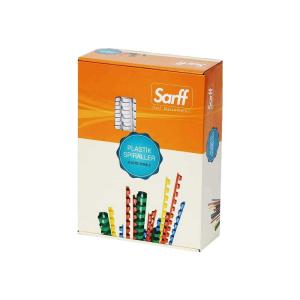 Sarff Delux Plastik Spiral 22 mm Beyaz 50 Li Kutu