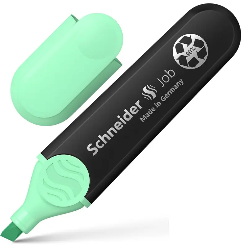 Schneider JOB Pastel Fosforlu Kalem 1 -5 mm Nane Yeşili 10 Lu Kutu