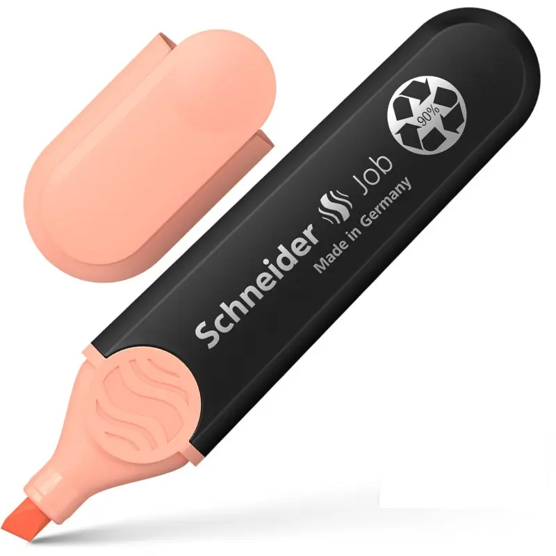 Schneider JOB Pastel Fosforlu Kalem 1 -5 mm Şeftali 10 Lu Kutu
