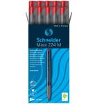 Schneider Maxx 224M Asetat Kalemi 1.0 mm Kırmızı 10 Lu Kutu