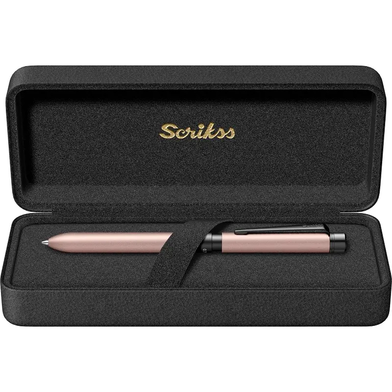 Scrikss 83 Trio Sport Multi Fonksiyon Kalem 0.7mm Rose