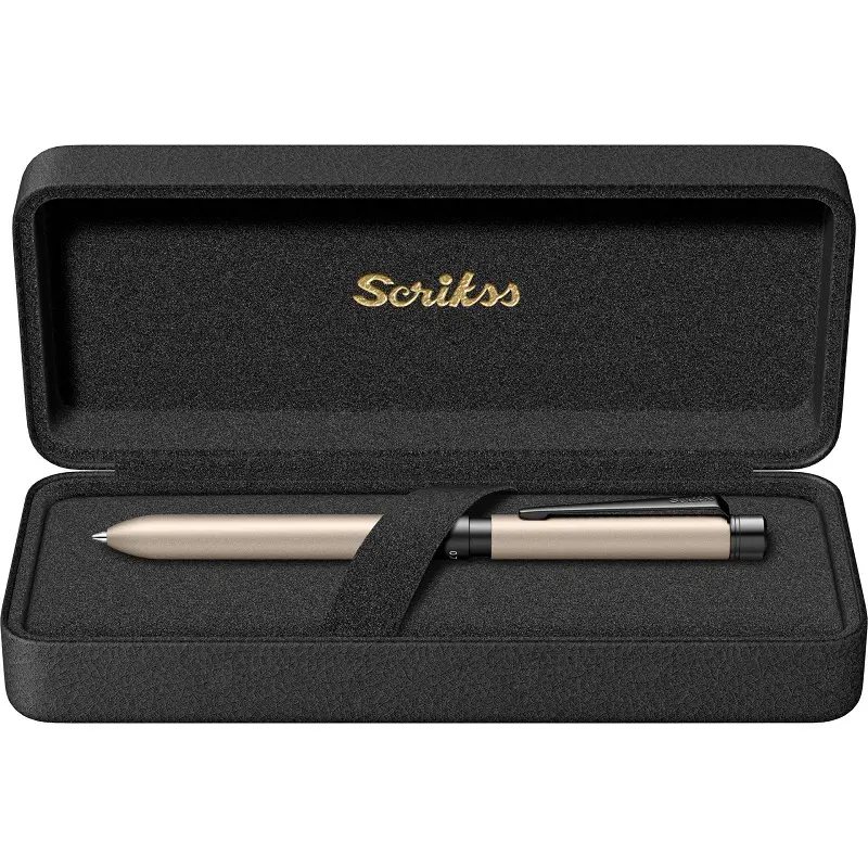 Scrikss 83 Trio Sport Multi Fonksiyon Kalem 0.7mm Bej
