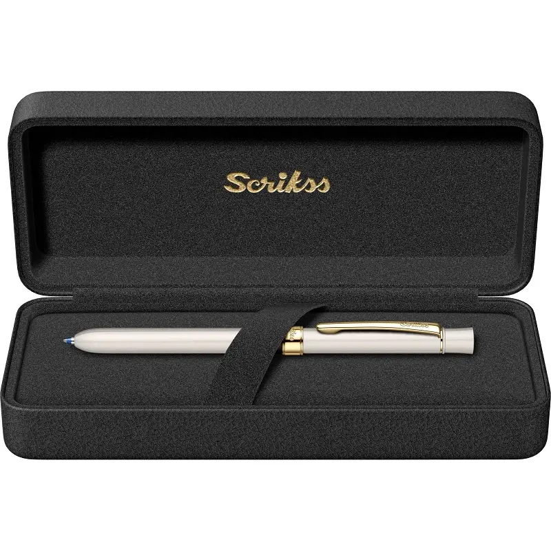 Scrikss 93 Trio Multi Fonksiyon Kalem 0.5mm Beyaz Altın