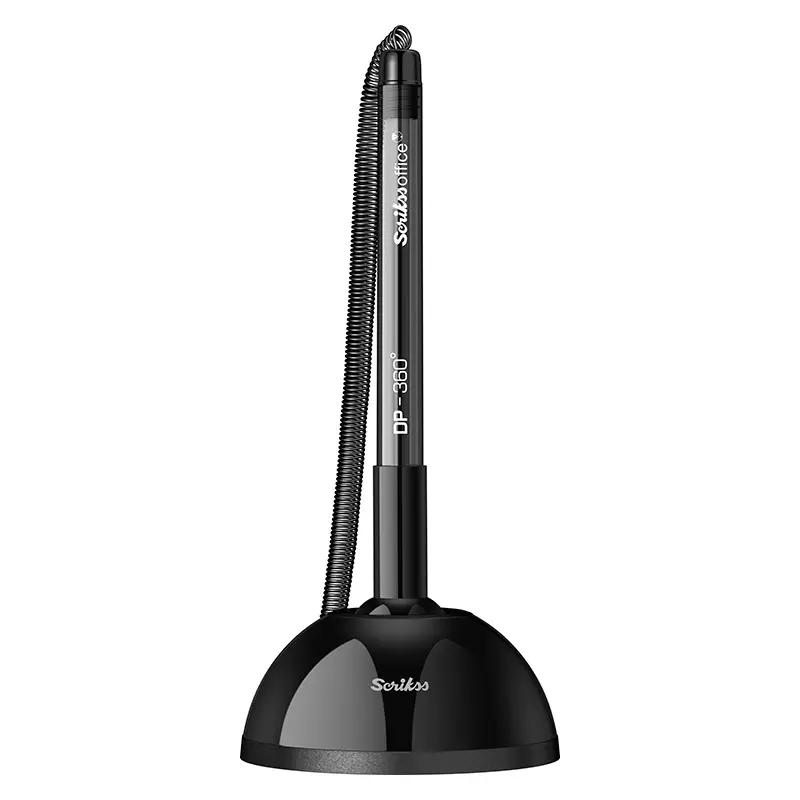 Scrikss DP-360 Spiralli Jel Tükenmez Masa Kalemi 0.7mm Siyah