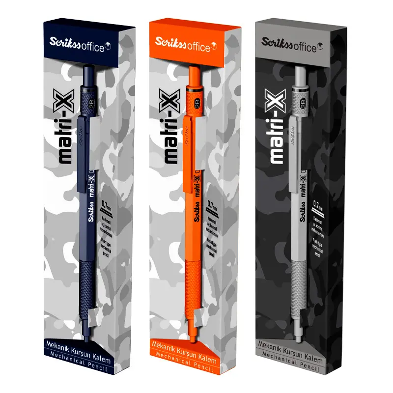 Scrikss Matri-X Versatil Kalem 0.7mm Yeni Renkler x 16 Lı Stand