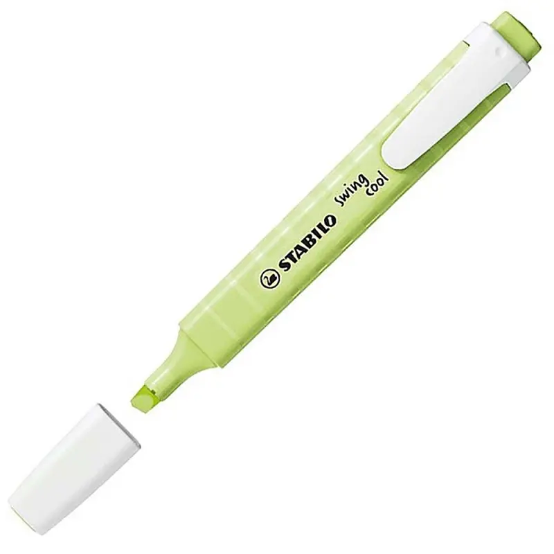 Stabilo 275/133-8 Swing Cool Fosforlu Kalem Pastel Açık Yeşil 10 Lu Kutu