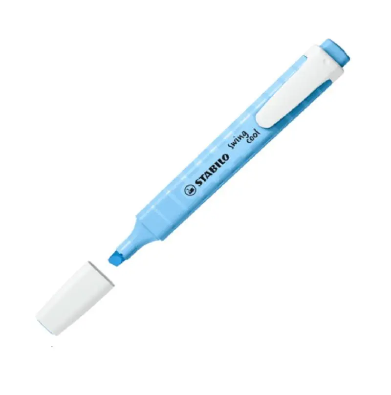 Stabilo 275/112-8 Swing Cool Fosforlu Kalem Pastel Esintili Mavi 10 Lu Kutu