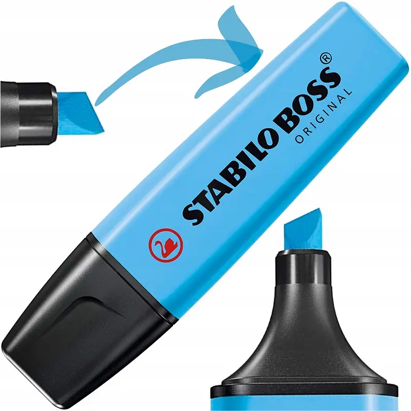 Stabilo 70/31 Boss Original Fosforlu Kalem Mavi 10 Lu Kutu