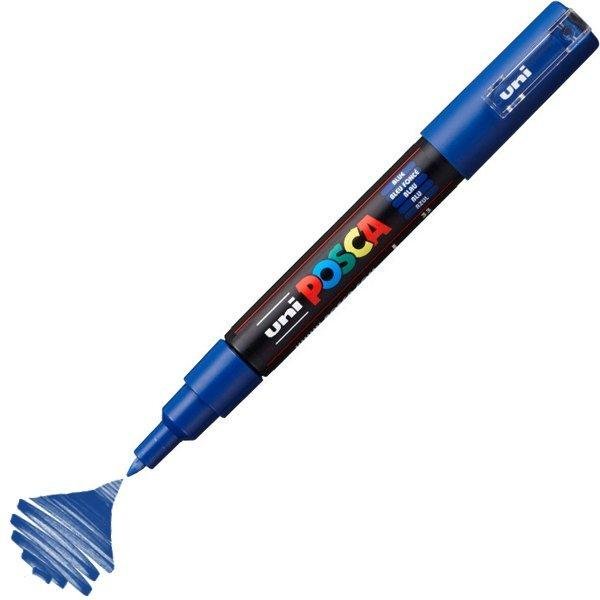 Uni-Ball Posca PC-1M 0.7mm Su Bazlı Poster Markörü Mavi 6 Lı Kutu