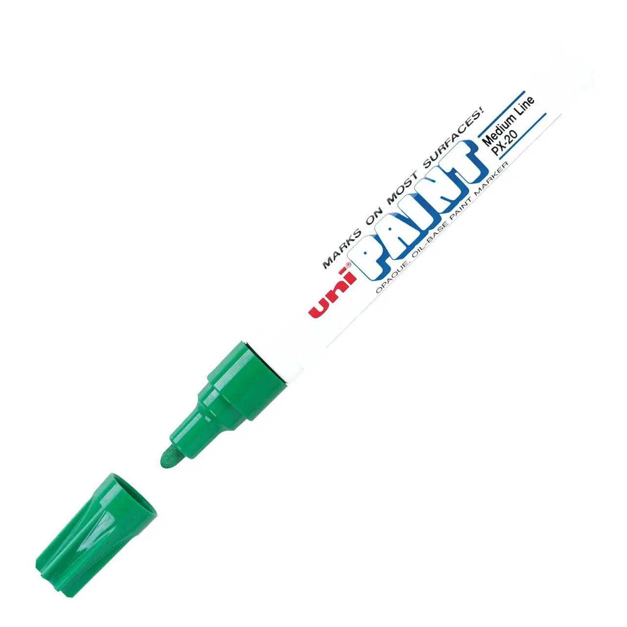 Uni-Ball Paint Marker 2.2 - 2.8 mm Boyama Markörü Yeşil 12 Li Kutu