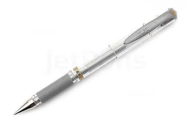 Uni-Ball Signo Broad UM-153 1.0 mm Davetiye Kalemi Gümüş 12 Li Kutu