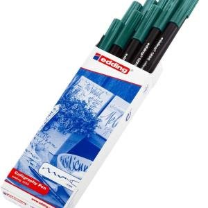 Edding 1255 Kaligrafi Kalemi 2 mm Çam Yeşili 10 Lu Kutu