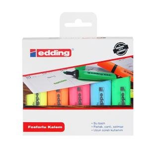 Edding 344P Fosforlu Kalem Karışık 5 Renk