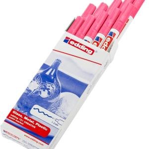 Edding 751 Boya Dekor Markörü Metalik Pembe 10 Lu Kutu