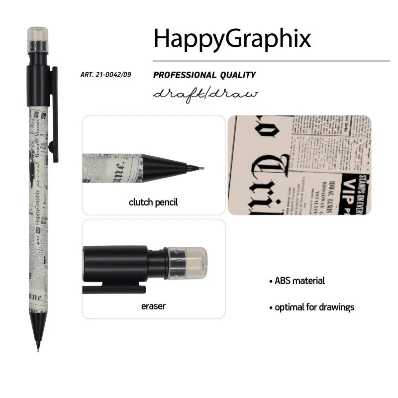 Bruno Visconti Happygraphix Gazete Desen Versatil Kalem 0.7mm 24 Lü Kutu