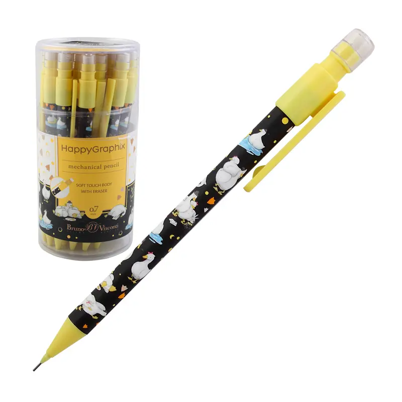 Bruno Visconti Happygraphix Ördekler Desenli Versatil Kalem 0.7mm 24 Lü Paket