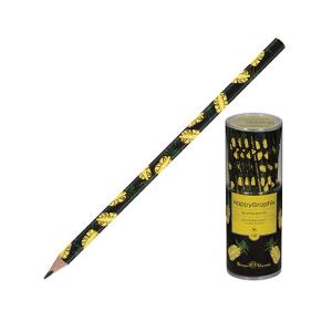 Bruno Visconti HappyGraphix Fresh & Fruity Ananas Desen Üçgen Gövde Kurşun Kalem HB 50 Li Paket