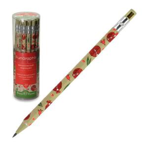 Bruno Visconti FunGraphix Nar Desen Kalemtraşlı Versatil Kalem 2.0mm 24 Lü Paket