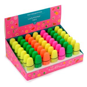 Bruno Visconti Ladymarker Mini Fosforlu Kalem x 49 Lu Paket
