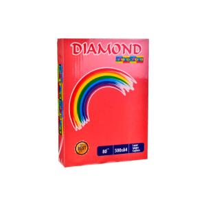 Doğan Diamond Renkli Fotokopi Kağıdı A4 80 Gr. Kırmızı - Red (K)