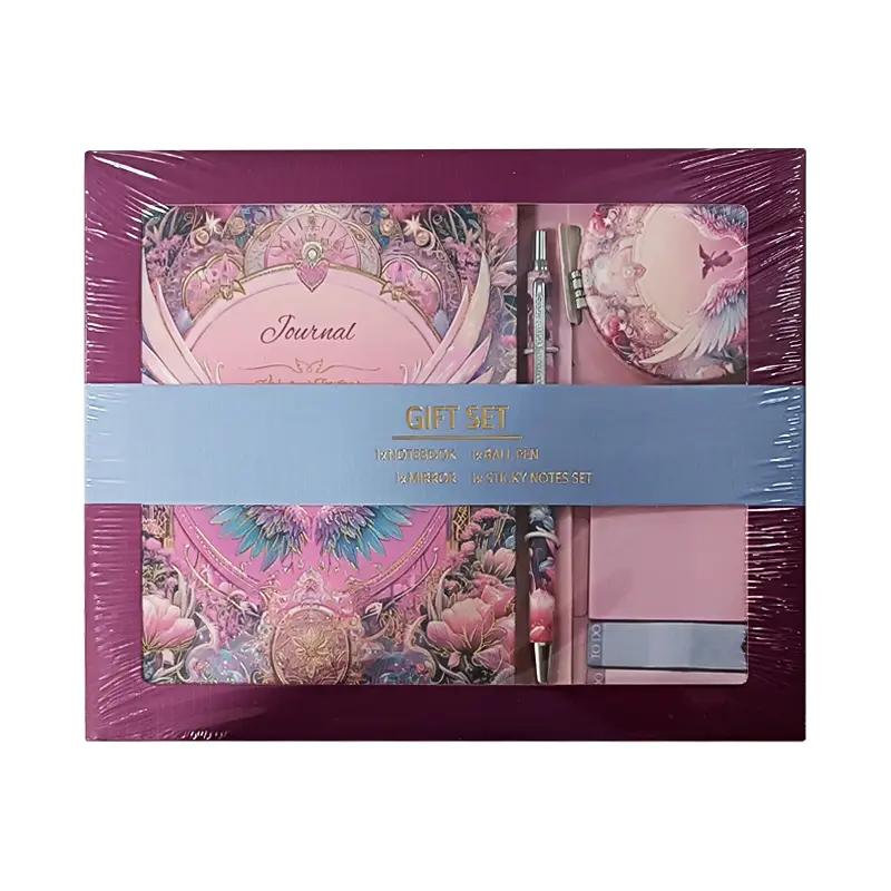 Victoria Journals Bird Set 13x18cm 128 Sayfa 100 Gr. Sert Kapak Defter + 1 Ad. Ayna + 1 Ad. Tükenmez Kalem + Postit