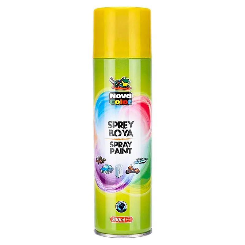 Nova Color NC-800 Sprey Boya 200 ML Sarı
