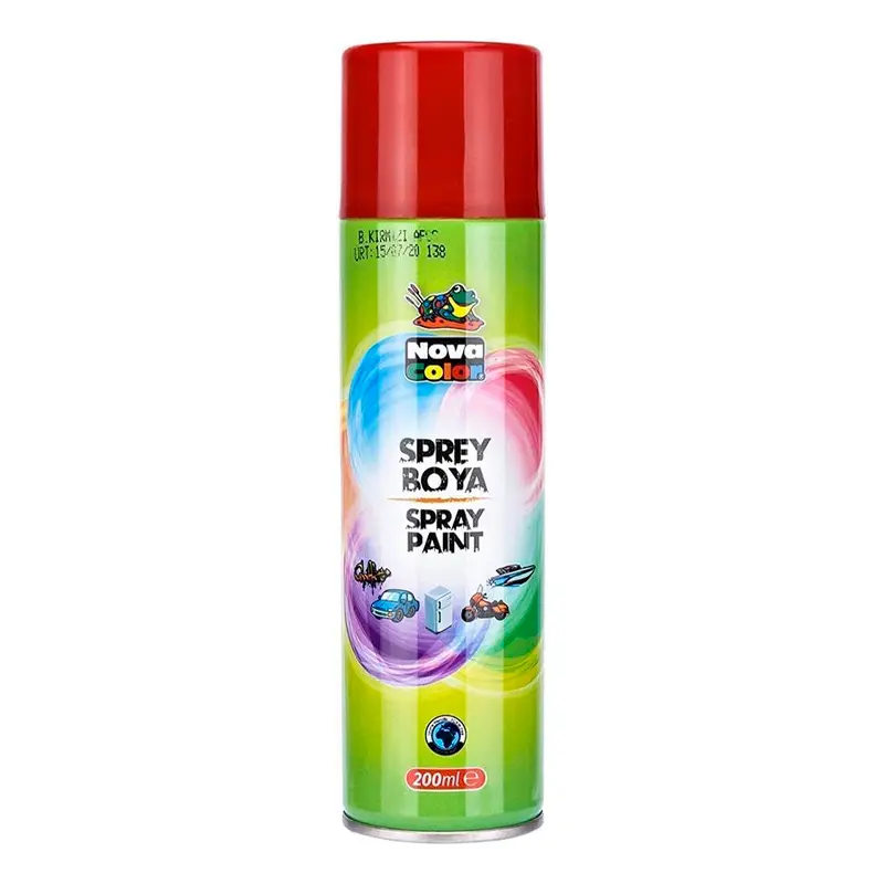 Nova Color NC-801 Sprey Boya 200 ML Kırmızı