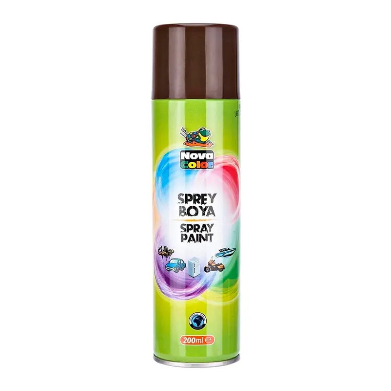 Nova Color NC-806 Sprey Boya 200 ML Kahverengi