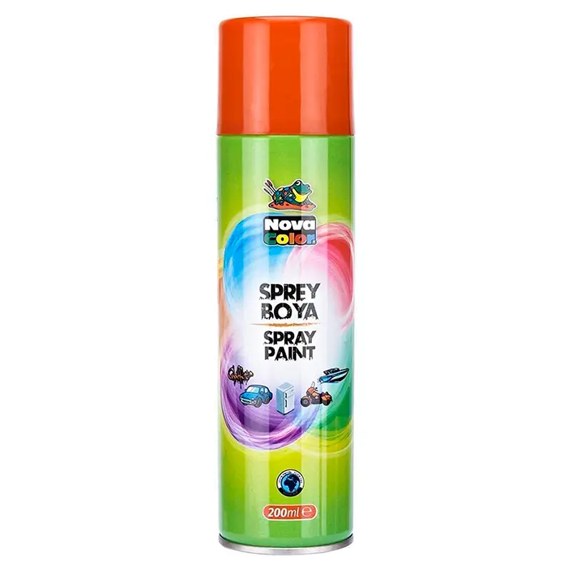 Nova Color NC-807 Sprey Boya 200 ML Turuncu