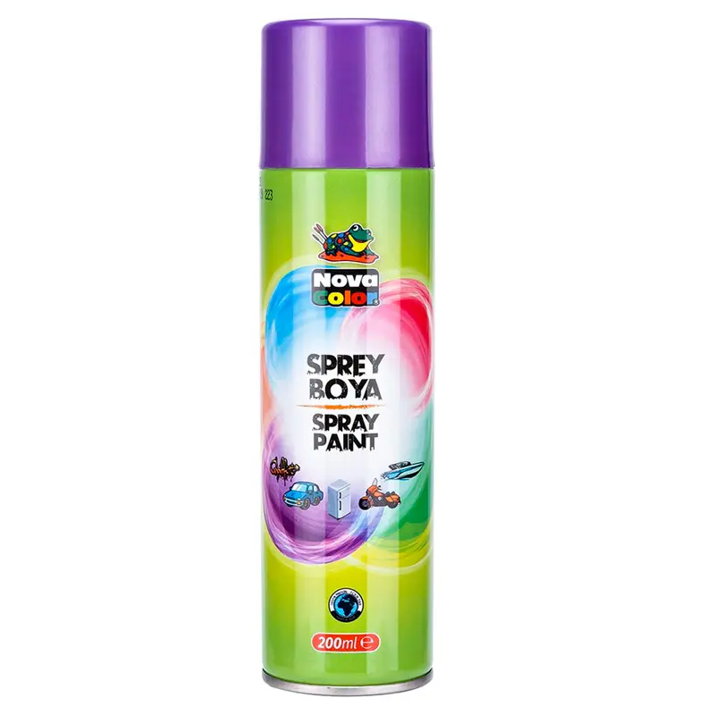Nova Color NC-808 Sprey Boya 200 ML Mor
