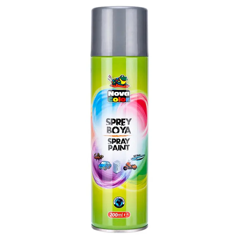 Nova Color NC-812 Sprey Boya 200 ML Gümüş