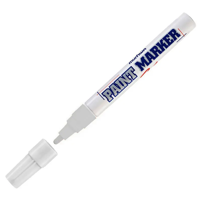 Munhwa Paint Marker Kalem Medium 4.5mm Beyaz x 12 Li Kutu