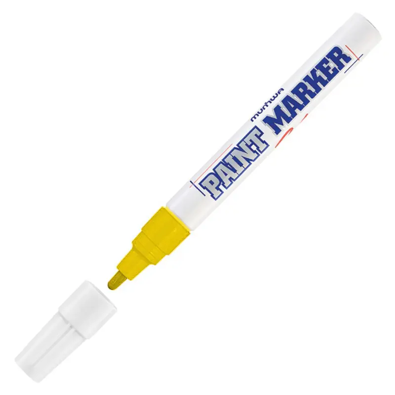 Munhwa Paint Marker Kalem Medium 4.5mm Sarı x 12 Li Kutu