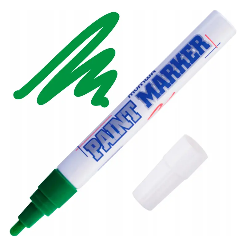 Munhwa Paint Marker Kalem Medium 4.5mm Yeşil x 12 Li Kutu