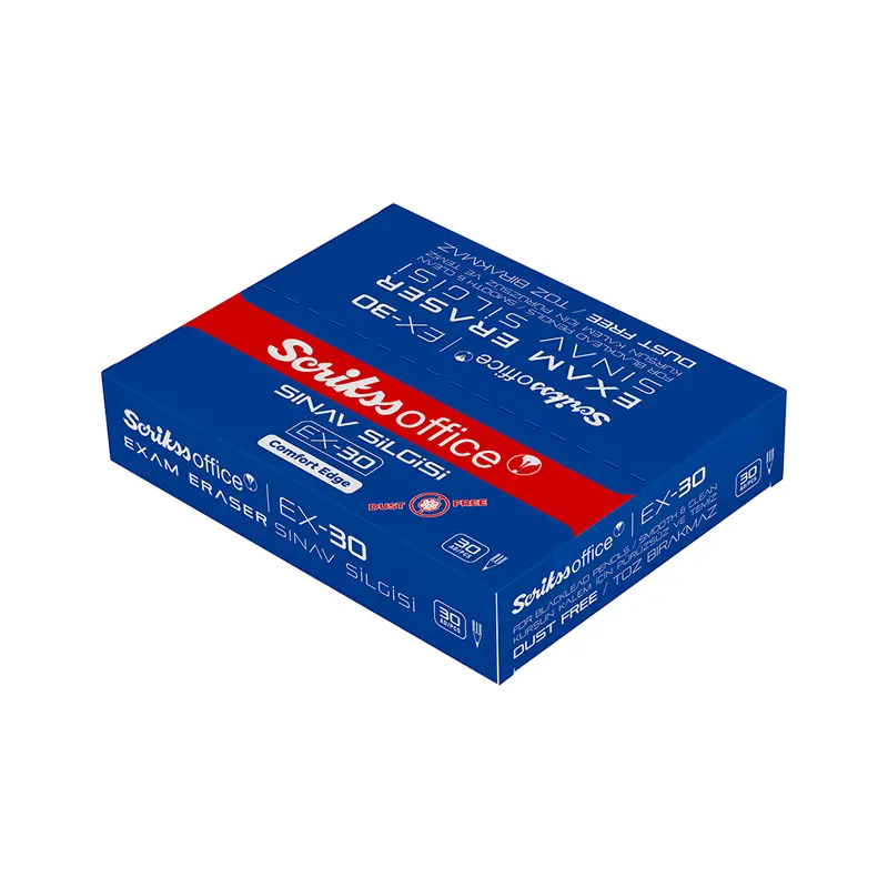 Scrikss EX-30 Exam Dust Free Sınav Silgisi x 30 Lu Kutu
