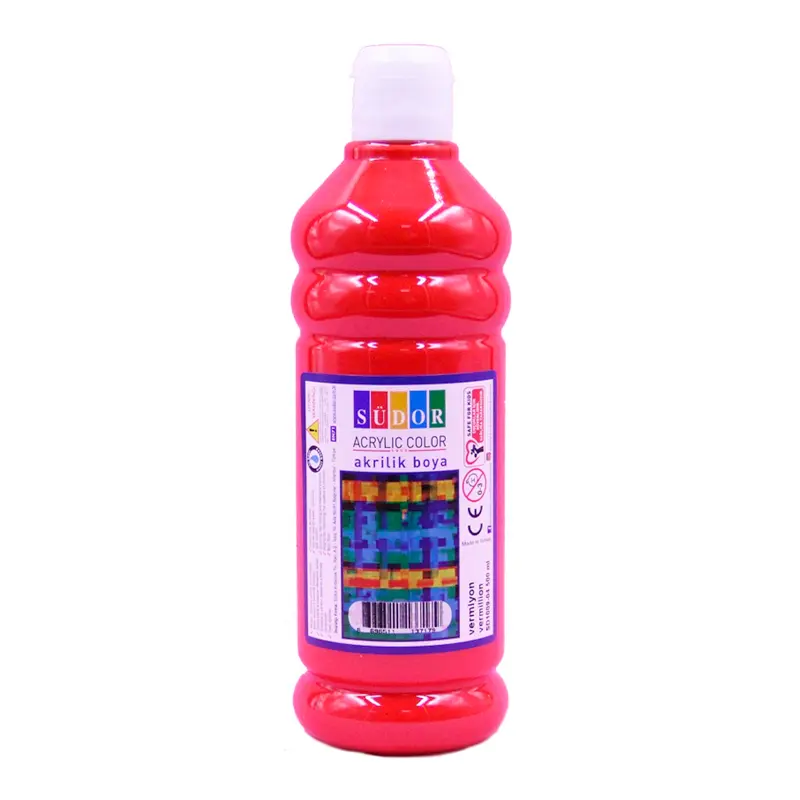 Südor SD1009 Akrilik Boya 500 ML Vermiyon Kırmızı
