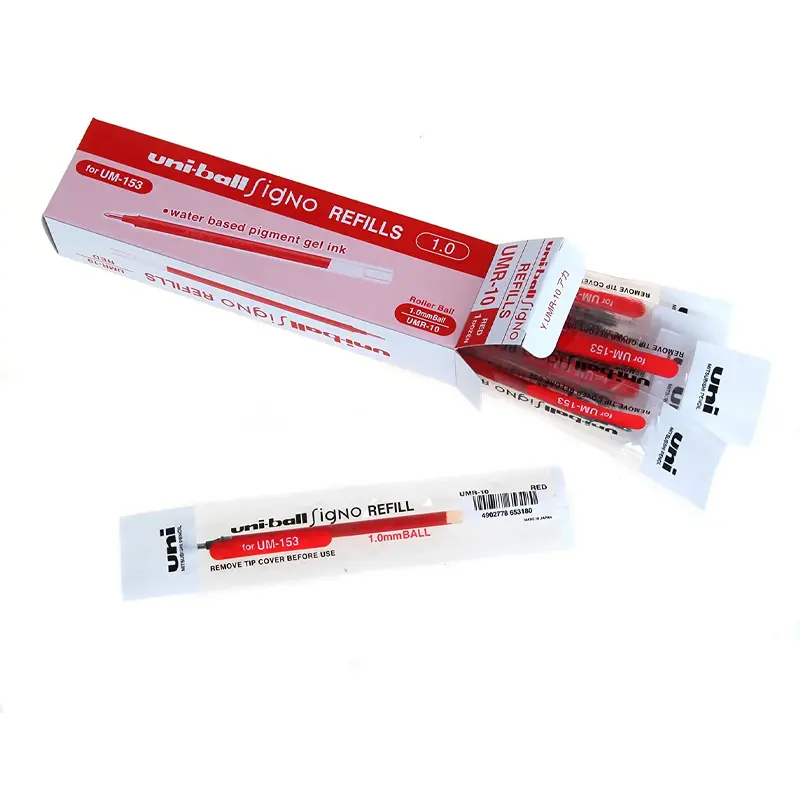 Uni-Ball Signo Broad 1.0mm İmza Kalemi Yedeği Kırmızı x 12 Li Kutu