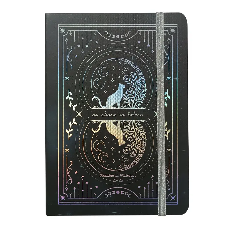 Victoria Journal 2264 Sert Kapak Akademik Ajanda Lastikli 100 Gr. A5 224 Sayfa 2025-2026