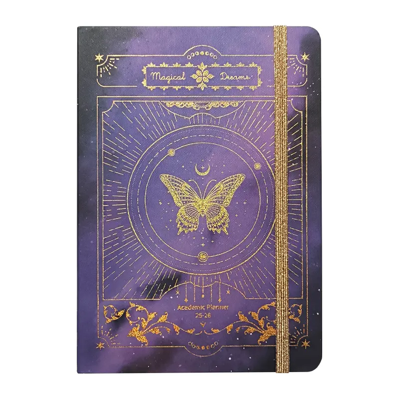 Victoria Journal 2265 Sert Kapak Akademik Ajanda Lastikli 100 Gr. A5 224 Sayfa 2025-2026